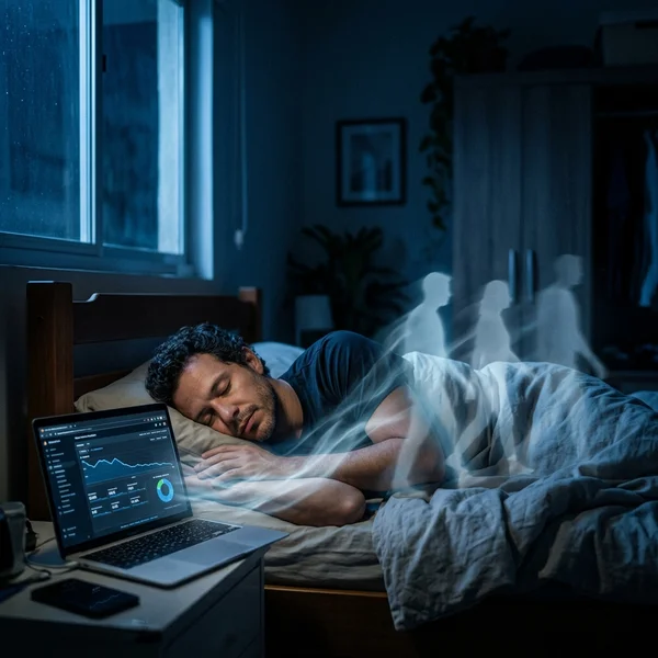 Empreendedor dormindo enquanto perde vendas